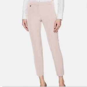 Adrianna Papell Blush Pink Ankle Cropped Fit Pants Trousers - Size 4